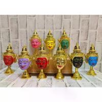 ราคา ❤ชุดเทพประจำวัน พร้อมฐานทอง ทั้งชุด 9 เศียร ขนาดกลาง 4 นิ้ว งานสวย เศียรครู หัวโขน ของที่ระลึก ของแต่งบ้าน✽ (1733678027120477450)