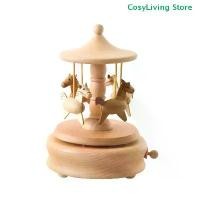 ราคา กล่องดนตรีไม้ทำมือ DIY แบบหมุนได้ ของตกแต่ง กล่องดนตรีไขลาน ของขวัญวันเกิด วันคริสต์มาส ของเล่นเด็ก (1734386707837781868)