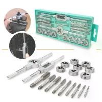 ราคา ชุดต๊าปเกลียวตัวผู้ ตัวเมีย ด้ามจับต๊าป & ประแจ T จับ M3 ถึง M12 ดอกต๊าปเกลียว ตาปเกลียวในเกลียวนอก ชุด 20 ชิ้น ต้องมีในชีวิต (1734265720693818815)