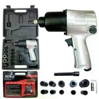 ราคา บล็อคลมniko 4หุน บล็อกลม 1/2 นิ้ว (4 หุน) NIKO พร้อมลูกบล็อก สินค้าตามภาพปก ใบเจียร์ เลื่อย กระทิง ดํา เลื่อยโซ่ มาซารุ ยนต์ 2 จังหวะ สว่าน เปลี่ยน หัว กาวี ลูกหมู ไฟฟ้ (1732775992879318466)