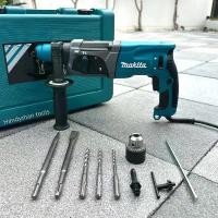 ราคา Makita สว่าน สว่านโรตารี่ 2-24 รุ่น HR2470F กำลัง 1500W 3 ระบบ มีหัวเปลี่ยนจับดอก ดอกสกัด2ดอก สว่าน3ดอก จำปาขันดอก (1733340400429204950)