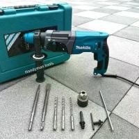 ราคา Makita สว่าน สว่านโรตารี่ 2-24 รุ่น HR2470F กำลัง 1500W 3 ระบบ มีหัวเปลี่ยนจับดอก ดอกสกัด2ดอก สว่าน3ดอก จำปาขันดอก (1734291612783773000)