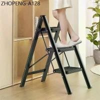 ราคา 3 ชั้น บันไดพับอลูมิเนียม บันไดเก็บของอเนกประสงค์แบบยืดหดได้ บันไดพับได้สำหรับใช้ภายในอาคาร กล่องเครื่องมือ (1734354549154088199)