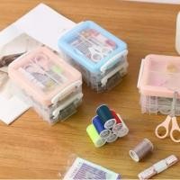 ราคา ชุดเย็บผ้าในครัวเรือน, ใหม่, กล่องเครื่องมือ, กระเป๋าเย็บผ้ามัลติฟังก์ชั่น, ด้ายเย็บผ้า, เข็มเย็บมือ, กล่องจัดเก็บ (1732792415825266665)