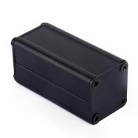 ราคา กรณี DIY 1.97x0.98x0.98นิ้ว กล่องอลูมิเนียมอัดขึ้นรูป 50x25x25มม. ดำ กล่อง DIY สำหรับแผงวงจร PCB การออกแบบการระบายความร้อน อลูมิเนียม กล่องเครื่องมือ PCB อลูมิเนียม ใช้สำหรับการปิดทับ (173423911837561