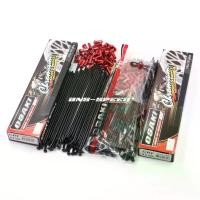 ราคา (ซี่วิบาก) ซี่ Osaki 21/18 CRF250/300 (9x192, 9x235) สีดำหมุดแดง/ซิ้งค์/ดำหมุดทอง ขาตั้ง ข้าง ไฟ ท้ายเวฟ 110i โช๊คyss แท้ วิ่ง (1734129969058579667)