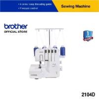 ราคา Brother จักรโพ้ง รุ่น 2104D เป็นจักรสำหรับสำหรับเก็บริมผ้า ระบบการร้อยด้ายแบบ 4 สี (1732841997607929404)
