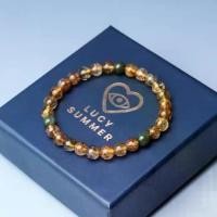 ราคา LUCYSUMMER AAAAA กำไลข้อมือหินแท้ ไหม 5 สี (กำไลหินแท้ รับประกันหินแท้) (1733578647369123247)