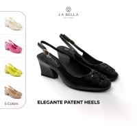 ราคา รองเท้าส้นสูงหนังแกะ La Bella รุ่น Elegante ส้นสูง 5 สี (1734129683577668615)