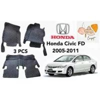ราคา car_carpet พรมปูพื้นเข้ารูปรถยนต์ Honda Civic FD ปี2005-2011 3PCS ( หนังแท้PU 10 สี ) พรมปูพื้นรถยนต์ พรมรถยนต์ (1733203357891331751)