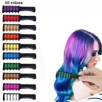 ราคา ชอล์คเปลี่ยนสีผม 1 ชิ้น แว็กซ์สีชั่วคราวสำหรับปกปิดผม ดีไซน์แฟชั่น ดินสอสี แชมพูย้อมผมสีขาว ชอล์กสำหรับย้อมผม (1733548365427934516)