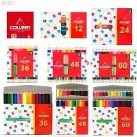 ราคา Colleen สีไม้คอลลีน แท้ พร้อมส่ง 12/24/36/48/60 แท่ง ดินสอสี สีไม้คลอลีน Color Pencil แท่งยาว และ สองหัว ที่นิยมมากที่สุด (1733541869836076768)