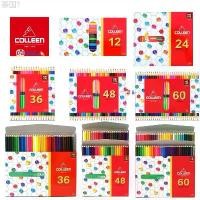 ราคา Colleen สีไม้คอลลีน แท้ พร้อมส่ง 12/24/36/48/60 แท่ง ดินสอสี สีไม้คลอลีน Color Pencil แท่งยาว และ สองหัว สินค้าขายดี (1733578173803431399)