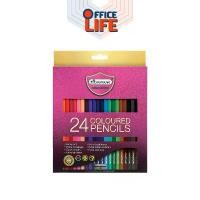 ราคา [รุ่นใหม่ สีสดกว่าเดิม] ดินสอสี สีไม้ มาสเตอร์อาร์ต Master art 24 สี แบบแท่งยาว 1หัว ( 1 กล่อง ) สินค้าดี (1731833790010983649)