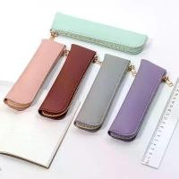 ราคา กระเป๋าใส่ปากกาขนาดเล็ก, วัสดุหนัง PU, กระเป๋าใส่ปากกามินิ, ปิดซิป, กระเป๋าดินสอ, เครื่องเขียน, ที่ใส่ปากกาหมึกซึม, เหมาะสำหรับนักเรียน, อุปกรณ์การเรียน, 1 ชิ้น (1730481788200258011)
