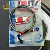 ราคา สายเบรคหน้าSwit แท้ หัวเบนโจบนล่าง (ใส่ปั้มปักข้าง/ด้วง)ยาว36 นิ้ว หัว45/หัว90 ใส่เวฟ/จีออโน่/หลีด/แกรนด์/ฟีโน่มีโอ/MSX ลิฟ อะไหล่ แต่ง จานเบรคหน้าเวฟ 110i ผ้าเบรคหน้าเวฟ 110i (1734251668952286787)