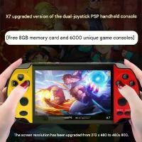 ราคา เครื่องเล่นเกมพกพาสำหรับ PSP X6 4.3 นิ้ว / X7 / X12 5.1 นิ้ว ขายดีที่สุด รองรับเกมย้อนยุค NES รวมเกมย้อนยุค จอย นินเทนโด สวิตช์ handheld เกมส์ กด ยุค 90 ชาร์จแบต (1733094708843480516)