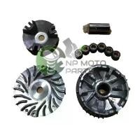 ราคา (MIO125/NOUVO-SX/135ชุดใหญ่)ชุดล้อขับสายพานหน้า ชามใส่เม็ดเดิม+เม็ดตุ้ม+บุช+จานใบพัด รุ่นMIO125/NOUVO-SX/NOUVO135/33S น้ํามัน เครื่องมอเตอร์ไซค์ กระจก มอเตอร์ไซด์ แต่ง ปลาย แฮนด์ สวิตช์ แท้ (173399727