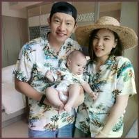 ราคา Roaming HR03 เสื้อฮาวาย ผ้าเรยอนญี่ปุ่น เสื้อครอบครัว เด็ก&ผู้ใหญ่ Hawaiian aloha Shirts [บลูฮาวาย] (1734434804725941278)