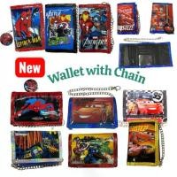 ราคา [พร้อมส่ง] กระเป๋าสตางค์โซ่เด็ก ลายสไปเดอร์แมน/ อเวนเจอร์/ มิกกี้ เมาส์/ เบ็นเท็น Kids Wallet with chain (Spiderman/ Avenger/Mickey (1734430109982950802)