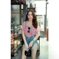 ราคา [COD] [Tiktok]เสื้อเชิ้ต lll Freesize lll TUM037 เชิ้ตแขนสั้น กระดุมหน้า กระดุมหลัง ลายทาง ผ้าสลาฟริ้ว ผ้าดี ใส่สบาย (1734431859767739933)