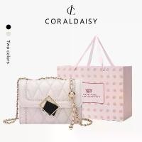 ราคา 【CORALDAISY 017】กระเป๋าผู้หญิง กระเป๋าสะพายข้าง แฟชั่น กระเป๋าสะพายข้าง มีสายโซ่ (1734427397658084733)