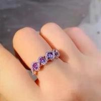 ราคา แหวนเพชรทั้งหมด สไตล์วินเทจโรแมนติก สวมใส่โดยชุบเงิน S925 ฝังพลอยสีน้ำเงินและสีม่วง รุ่นใหม่สำหรับปี 2023 แหวน พลอย เสริมดวง สีส้ม jade ring แหวน พลอย สีแดง (1734397162751493716)