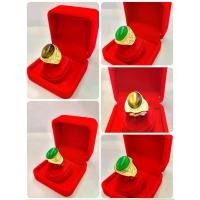 ราคา แหวน wăen￼ แหวนทอง 18 k พลอยหินหยกพม่า, พลอยหินตาเสือ,ช่วยเสริมราศี เสริมพลังอำนาจ วาสนา ความสำเร็จ ร่ำรวยเงินทองไม่ลอกไม่ดำ มี 5 แบบให้เลือกเลยนะคะ (1734418568970798251)