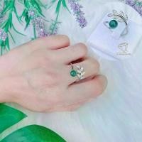 ราคา แหวน wăenแหวนใบมะกอกติดไหลน้ำพี้ แหวนสายมู แหวนเสริมดวง ปัง เฮง (1734418560692290656)
