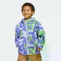 ราคา adidas Hiking adidas Minecraft Terrex 2 Layer Climaproof Rain Jacket Unisex Purple KA0082 (1734088154788038419)