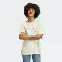 ราคา adidas ไลฟ์สไตล์ เสื้อยืดทรงโอเวอร์ไซส์ ผู้หญิง สีขาว IP3751 (1731268039479364371)