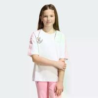 ราคา adidas ไลฟ์สไตล์ เสื้อยืดทรงหลวมแขนเสื้อทรงปีกค้างคาว ADIDAS DISNEY เด็ก สีขาว KE2735 (1733430651863467795)