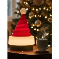 ราคา โคมไฟคริสมาสต์ หมวกซานต้า สำหรับประดับตกแต่ง Christmas รวมหลอดไฟ (1733559300558194067)