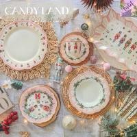 ราคา Violet Flamingo Candyland Christmas Collection จานเซรามิคคริสต์มาส 5 แบบ จานแบน จานก้นลึก จานเปล ของขวั ที่นิยมมากที่สุด (1733580196371203457)