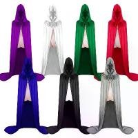 ราคา Halloween Cloak Cosplay Masquerade Costume Witch Cape Sorceress Elf Cloak Wizard Costume (1733403649810531690)