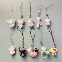 ราคา สายคล้องโทรศัพท์มือถือลายคิตตี้น่ารักจาก Joytop สำหรับ iPhone Samsung Xiaomi Huawei ของตกแต่งกระเป๋าสำหรับสาวๆ พวงกุญแจรถยนต์ สายคล้องห้อย (1734420942131857019)