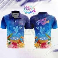 ราคา 2026 Thailand Songkran Festival Party Style Polo Shirt, Short-Sleeved With Vibrant Floral Print, Unisex Fashion T-Shirt, Breathable And Quick-Drying Short-Sleeved Polo Shirt. (1734436617954101039)