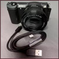 ราคา สายชาร์จ Usb สำหรับ กล้อง Sony A5100 A5000 A6000 A3000 ใช้ต่อกับ คอมพิวเตอร์ / Notebook /หัวชาจ Power bank ได้ครับ (1734439018926605981)