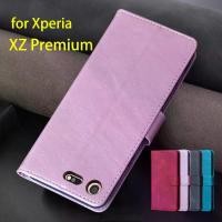 ราคา กระเป๋าสตางค์แบบฝาพับ, ซองหนัง Pu, สำหรับ Sony Xperia XZ Premium G8141 G8142, ที่ใส่บัตร, กระเป๋าโทรศัพท์, ซองป้องกัน, Fundas Coque (1733898901718074395)