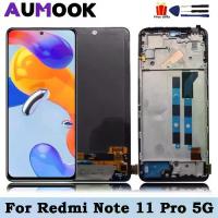 ราคา AMOLED, สำหรับ Xiaomi Redmi Note 11 Pro, จอ LCD, ชุดดิจิไทเซอร์หน้าจอสัมผัส, สำหรับ Redmi Note 11 Pro 5G, อะไหล่ LCD (1731311096341302132)