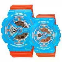 ราคา Casio G-shock นาฬิกาคู่รัก G-shock & Baby-G นาฬิกาข้อมือผู้ชายและผู้หญิง รุ่น GA-110NC-2A & BA-110NC-2A (1734440799695963288)