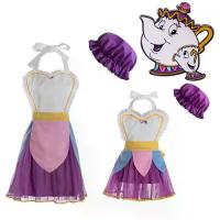 ราคา ชุดคอสเพลย์ภาพยนตร์ Beauty and the Beast กาน้ำชา ถ้วยน้ำชา ชุดคอสเพลย์สำหรับงานปาร์ตี้ฮาโลวีน (1734272847550187265)