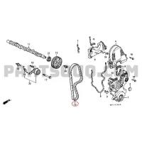 ราคา สายพานราวลิ้น สายพานทามมิ่ง BELT, TIMING Honda CIVIC 1996-2000 104RU24 B-333 แท้เบิกศูนย์ (1734222745046713429)