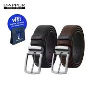 ราคา เข็มขัดDAPPER เข็มขัดหนัง Essential Vegan Leather Belt มี 2 สี + DAPPER Gift Bag (1734372548198696237)