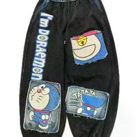 ราคา แบรนด์Doraemon กางเกงผ้าฟอกลายโดเรม่อนขาจำสุด สุดเท่ใส่สบาย ดีไซน์น่ารักและมีเอกลักษณ์ (1734056637136471881)