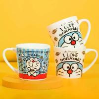 ราคา Doraemon Coffee Mug with Spoon, Couple Mug Ceramic Water Cup Cute Cartoon Birthday Gift for Women (1733680943592409013)