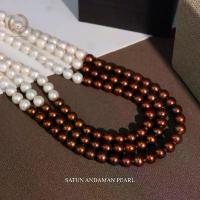 ราคา สร้อย Edison Pearl Necklace — Two-Tone Statement (1734402408506754681)