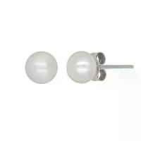 ราคา A.CEMI Pearl Earring Stud Starter แท้ ต่างหูมุกแท้ ต่างหูเงินแท้ ชุบทอง 18K (1729620398761806464)