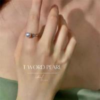 ราคา แฟชั่น เหมาะสม ✨ แหวนมุก T Word Pearl, ของขวัญสำหรับคนที่คุณรัก, แหวนเงิน, ปรับขนาดแหวนได้, แหวนแฟชั่น, แหวนเงิน, แหวนสวยงาม, แหวนสไตล์เกาหลี, แหวนเงินแท้ 925 คู่รัก (1734424659852429227)