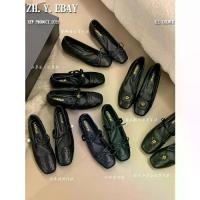 ราคา Chanel Style Round Toe Shallow Mary Jane Shoes for Women 2026 New Style Internal Height Increase Pearl Strap Commuter Black Flats (1734271617015710961)